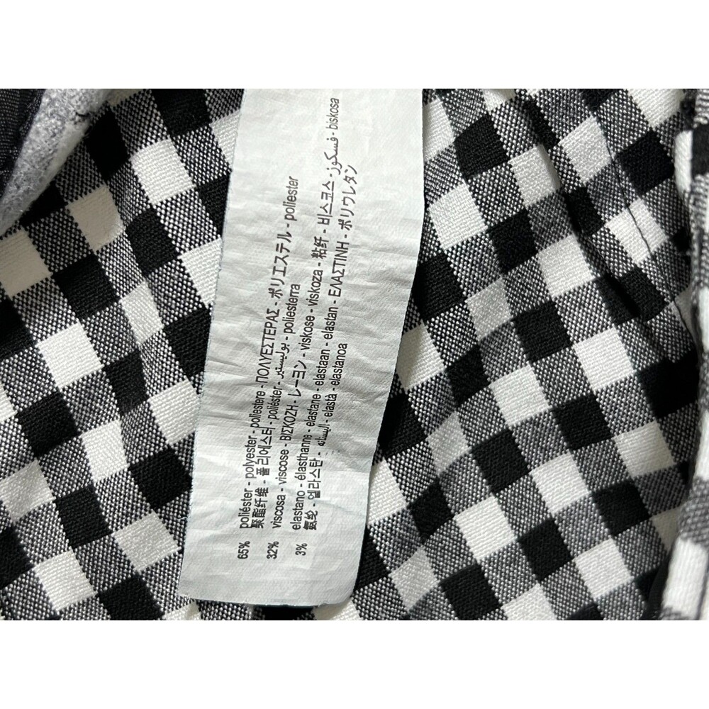 Zara black and white checkered skort - size medium - Picture 8 of 9